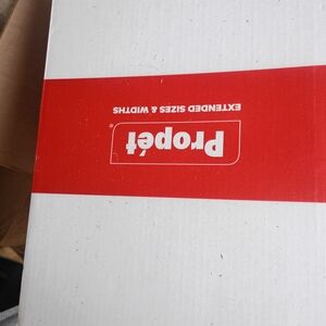 Propét Red and White Shoe Box